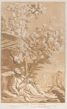 Death of Saint Francis Xavier, ca. 1729. Creator: Caylus, Anne-Claude-Philippe de