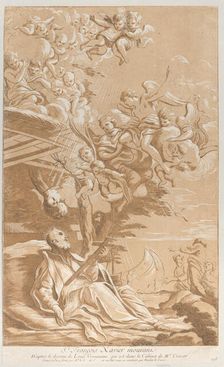 Death of Saint Francis Xavier, ca. 1729. Creator: Caylus, Anne-Claude-Philippe de