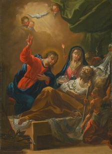 Death of Saint Joseph, 1760-1780. Creator: Unknown