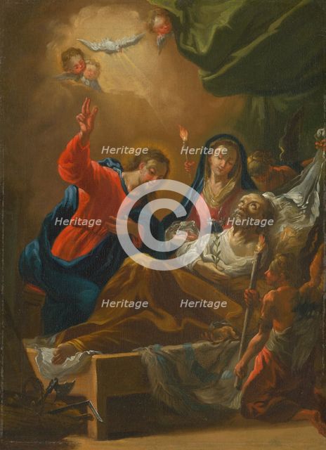 Death of Saint Joseph, 1760-1780. Creator: Unknown.