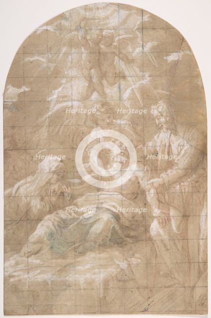 Death of Saint Joseph, 17th century. Creator: Anon.