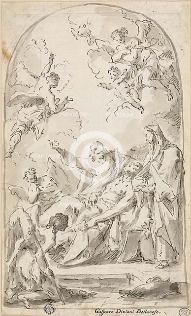 Death of Saint Joseph, n.d. Creator: Gaspare Diziani.