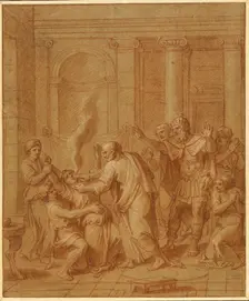 Death of Sapphira, n.d. Creator: Francois Verdier