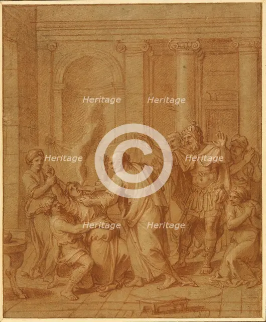 Death of Sapphira, n.d. Creator: Francois Verdier.
