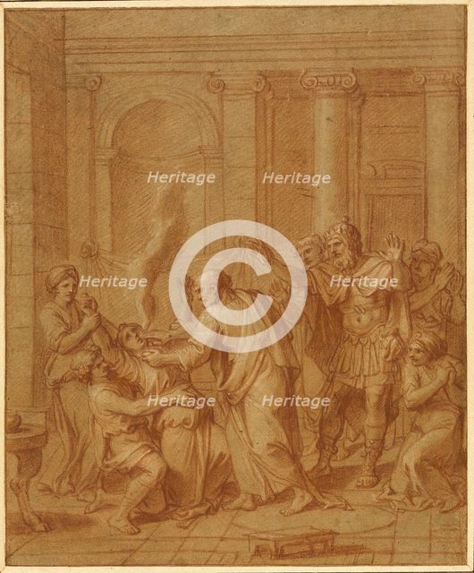 Death of Sapphira, n.d. Creator: Francois Verdier.