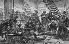 Death of Sir Andrew Barton August 1511, (c1880)