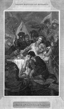 Death of Sir Philip Sydney 1586 (c1815). Artist: Anon