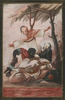 Death of St. Francis Xavier, 1700-1730. Creator: Unknown