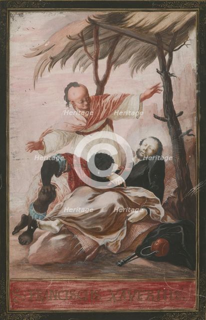 Death of St. Francis Xavier, 1700-1730. Creator: Unknown.