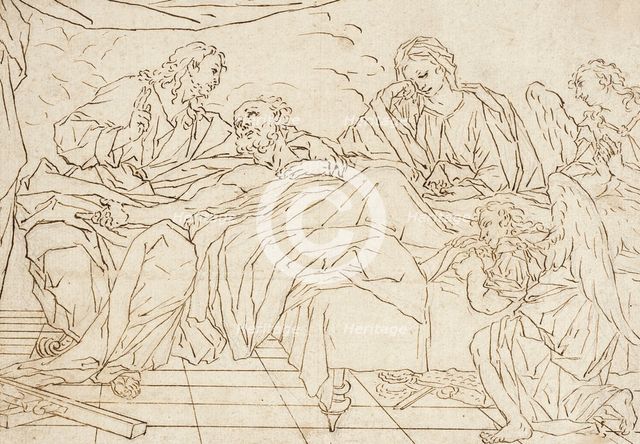 Death of St. Joseph, 18th century. Creator: Unknown.
