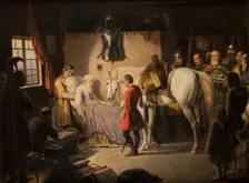 Death of Stefan Czarniecki, 1844-1848. Creator: January Suchodolski