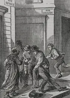 Death of Paul Beurtheret, editor of the "Union Liberale", hit by a Prussian projectile at..., 1871. Creator: Unknown