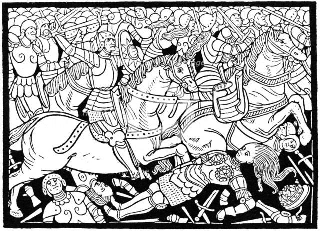 Death of Penthesilea, 1484 (1964).  Artist: Anon