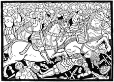 Death of Penthesilea, 1484 (1964). Artist: Anon