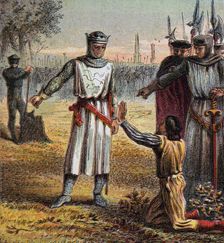 Death Of Piers Gaveston 1312, (c1850)