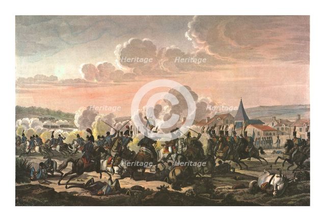 Death of Prince Louis of Prussia at the Battle of Saalfeld, 10 October 1806, (c1850). Artist: Francois Pigeot.