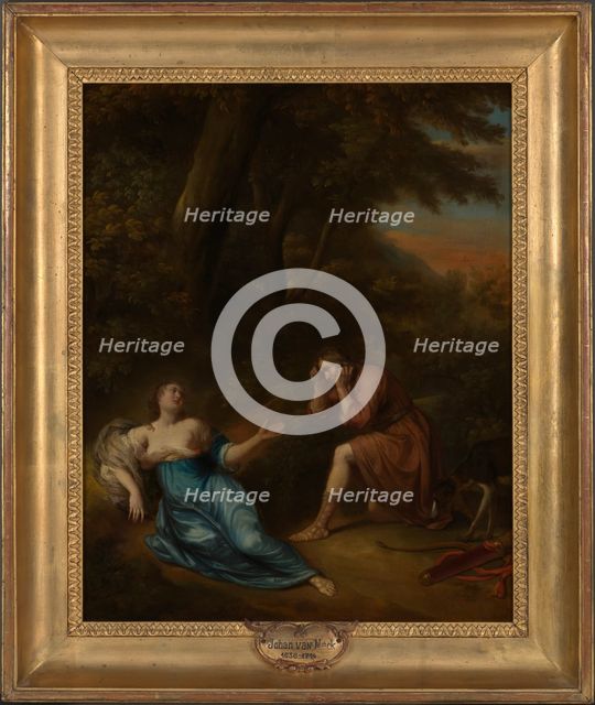 Death of Procris, 1770s. Creator: Jan van Neck.