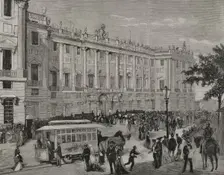 Death of Queen Mercedes of Orléans (1860-1878), Madrid, Spain, 1878. Creator: Andrés Ovejero