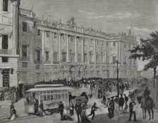 Death of Queen Mercedes of Orléans (1860-1878), Madrid, Spain, 1878. Creator: Andrés Ovejero