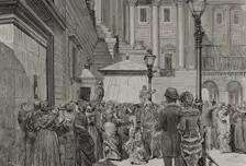 Death of Queen Mercedes of Orléans (1860-1878), Madrid, Spain, 1878. Creator: Tomás Carlos Capuz