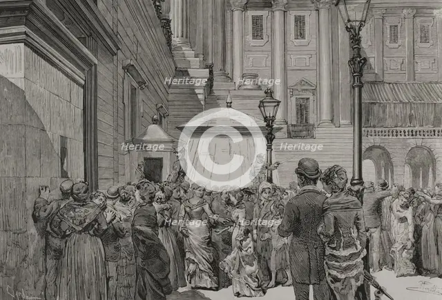 Death of Queen Mercedes of Orléans (1860-1878), Madrid, Spain, 1878. Creator: Tomás Carlos Capuz.
