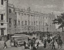 Death of Queen Mercedes of Orléans (1860-1878), Madrid, Spain, 1878. Creator: Andrés Ovejero