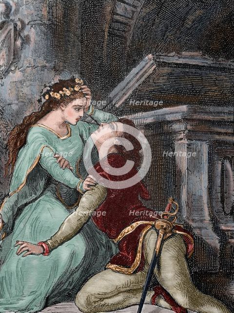 Death of Romeo, 19th century.  Creator: Unknown.