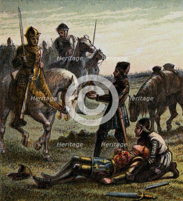 'Death Of Richard The Third', 1485, (c1850). Artist: Unknown
