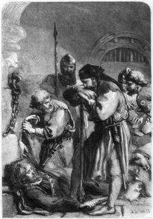 Death of Richard II 1861.Artist: W Thomas