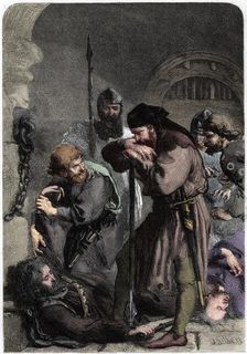 Death of Richard II 1861. Artist: W Thomas