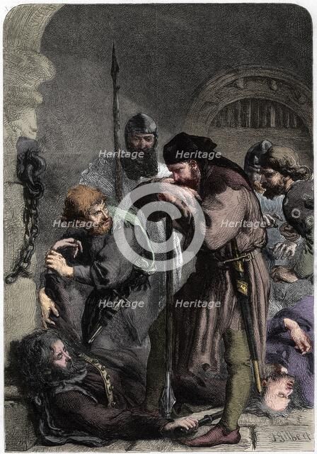 'Death of Richard II', 1861. Artist: W Thomas.