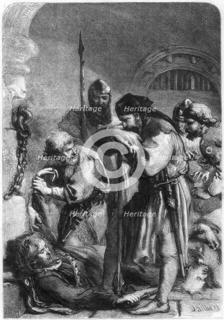 'Death of Richard II', 1861.Artist: W Thomas