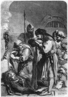 Death of Richard II 1861.Artist: W Thomas