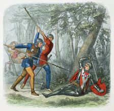 Death of Warwick the Kingmaker, Battle of Barnet, 1471 (1864). Creator: James William Edmund Doyle