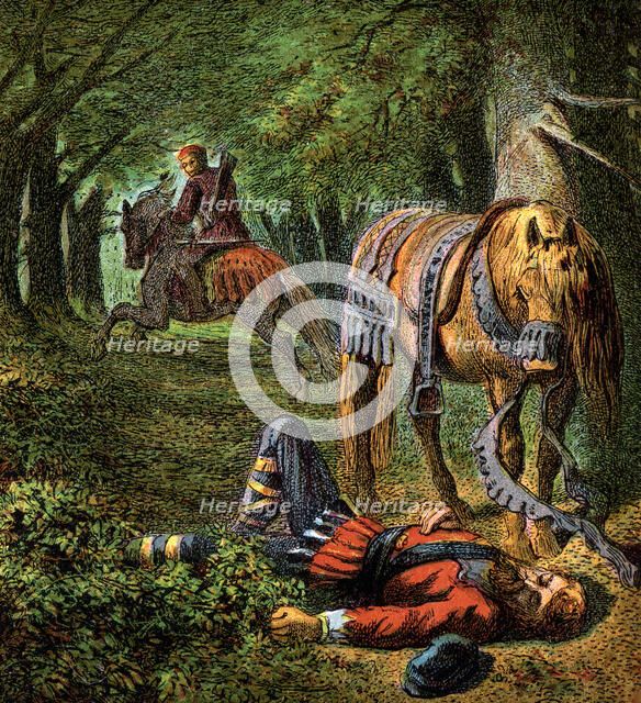 'Death Of William The Second', 1100, (c1850). Artist: Unknown