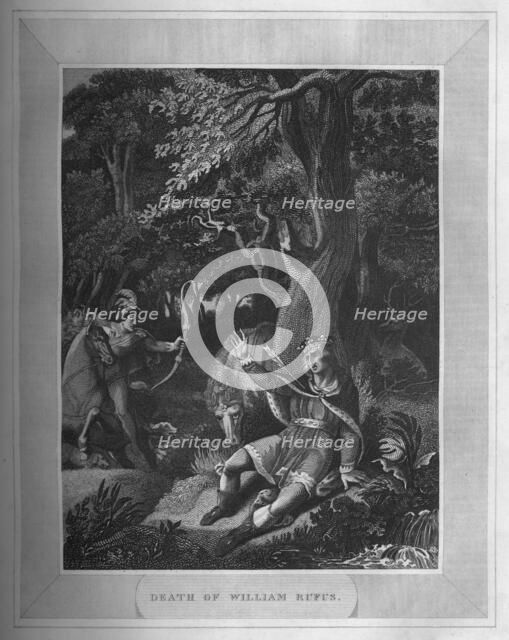 'Death of William Rufus', 1838. Artist: Unknown.