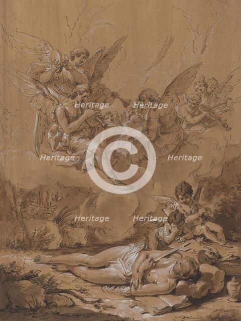 Death of the Magdalene, 18th century. Creator: Francesco Fontebasso.