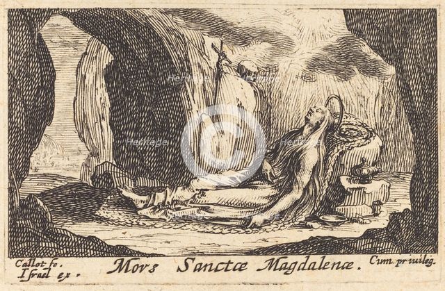 Death of the Magdalene. Creator: Jacques Callot.