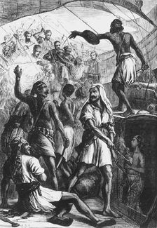 Death of the Arab Pirate c1891. Creator: James Grant