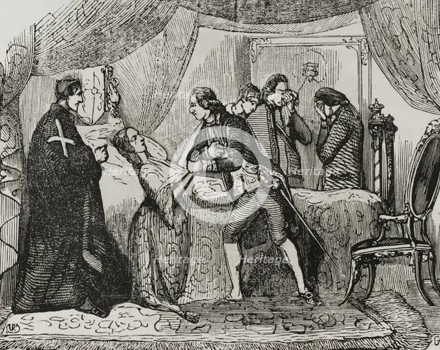 Death of the Princess of Asturias, May 21, 1806, (1851).  Creator: Unknown.