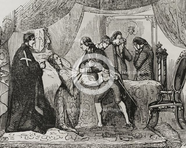 Death of the Princess of Asturias, May 21, 1806, (1851).  Creator: Unknown.