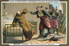 Death of the Reverend Father Salvatore, a Franciscan monk, 1895