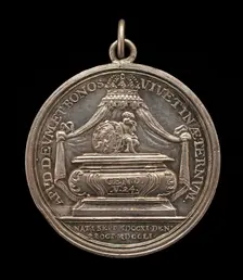 Death of the Stadholder [reverse], 1751. Creator: Johann Georg Holtzhey
