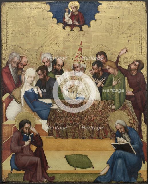 Death of the Virgin, c. 1400. Creator: Master of Heiligenkreuz (Austrian).