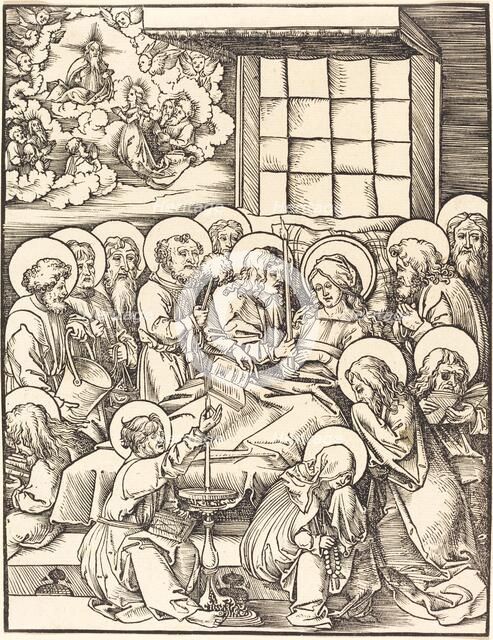 Death of the Virgin. Creator: Hans Wechtlin the Elder.