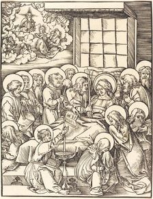 Death of the Virgin. Creator: Hans Wechtlin the Elder