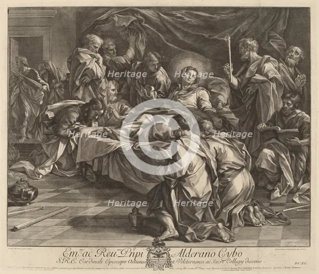 Death of the Virgin. Creator: Robert van Audenaerde.