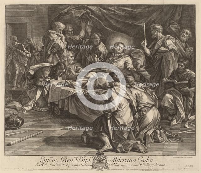 Death of the Virgin. Creator: Robert van Audenaerde.