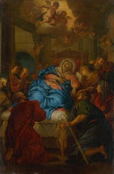 Death of the Virgin Mary, 1620-1630. Creator: Giovanni Antonio Merli