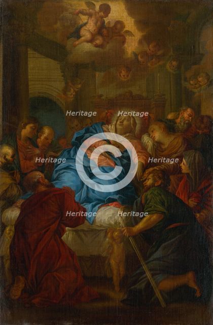 Death of the Virgin Mary, 1620-1630. Creator: Giovanni Antonio Merli.